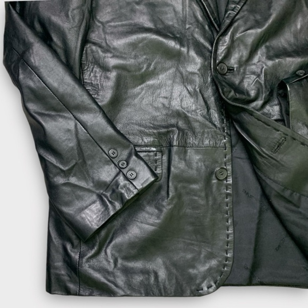 Emporio Armani Leather Jacket - Picture 8 of 11